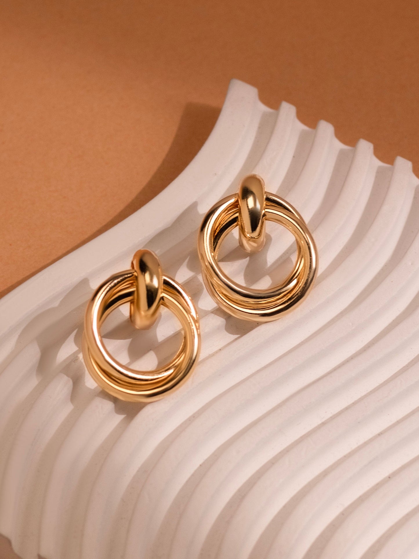 Big Double Tube Earring